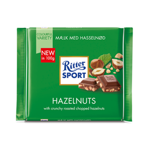 Ritter Sport - Mælk Med Knasende Hasselnød